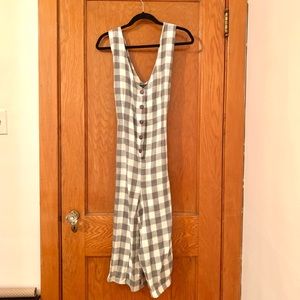 Gingham jumpsuit
